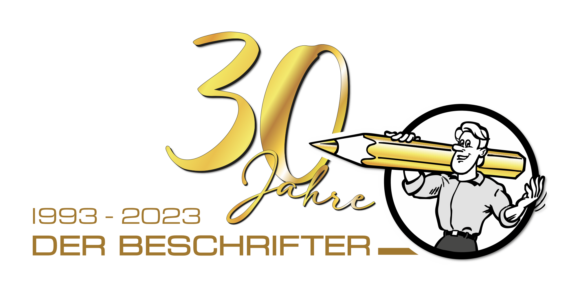 Logo 30 Jahre Der Beschrifter